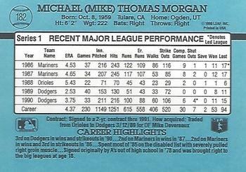 Mike Morgan  baseball card collectible - Main Image 2