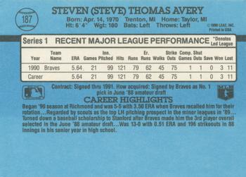 Steve Avery  baseball card collectible - Main Image 2