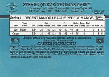 Steve Avery  baseball card collectible - Main Image 2