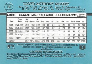 Lloyd Moseby  baseball card collectible - Main Image 2