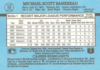 Scott Bankhead  baseball card collectible - Main Image 2