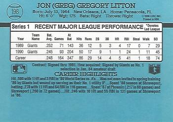 Greg Litton  baseball card collectible - Main Image 2