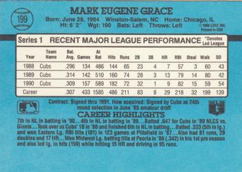 Mark Grace  baseball card collectible - Main Image 2