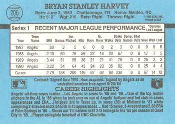 Bryan Harvey  baseball card collectible - Main Image 2