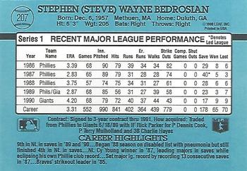 Steve Bedrosian  baseball card collectible - Main Image 2