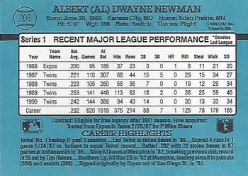 Al Newman  baseball card collectible - Main Image 2