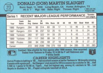Don Slaught  baseball card collectible - Main Image 2