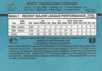 Rudy Seanez  baseball card collectible - Main Image 2