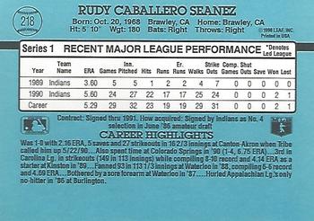 Rudy Seanez  baseball card collectible - Main Image 2
