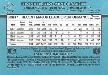 Ken Caminiti  baseball card collectible - Main Image 2