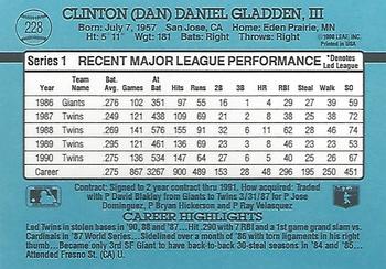 Dan Gladden  baseball card collectible - Main Image 2