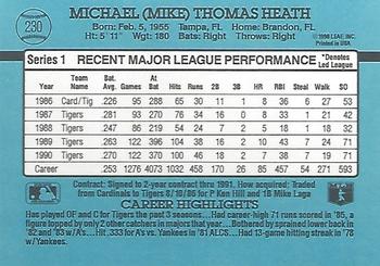 Mike Heath  baseball card collectible - Main Image 2