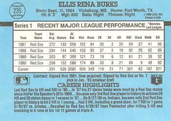 Ellis Burks  baseball card collectible - Main Image 2