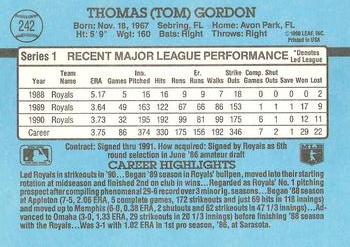 Tom Gordon  baseball card collectible - Main Image 2
