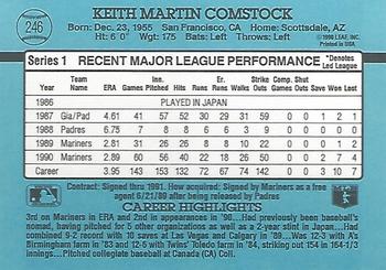 Keith Comstock  baseball card collectible - Main Image 2