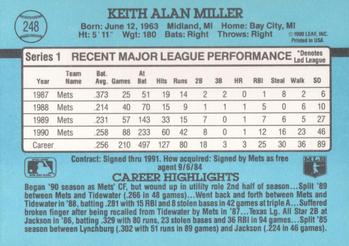 Keith Miller  baseball card collectible - Main Image 2