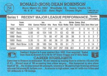 Ron Robinson  baseball card collectible - Main Image 2