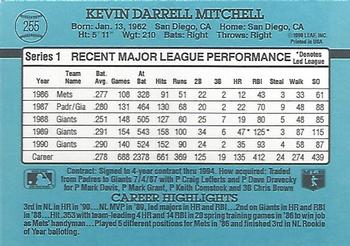 Kevin Mitchell  baseball card collectible - Main Image 2
