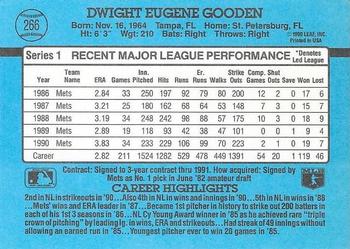 Dwight Gooden  baseball card collectible - Main Image 2