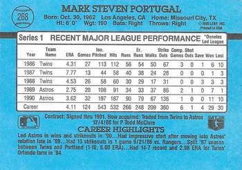 Mark Portugal  baseball card collectible - Main Image 2