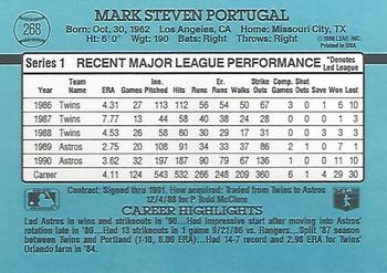 Mark Portugal  baseball card collectible - Main Image 2