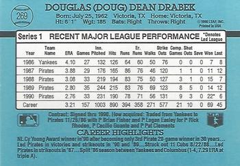 Doug Drabek  baseball card collectible - Main Image 2
