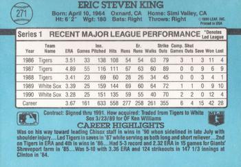 Eric King  baseball card collectible - Main Image 2