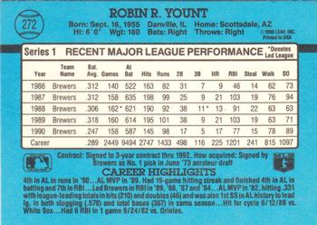 Robin Yount  baseball card collectible - Main Image 2
