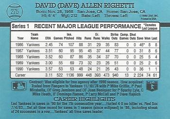 Dave Righetti  baseball card collectible - Main Image 2