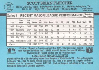 Scott Fletcher  baseball card collectible - Main Image 2