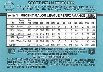 Scott Fletcher  baseball card collectible - Main Image 2