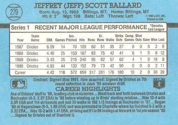 Jeff Ballard  baseball card collectible - Main Image 2
