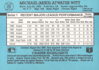 Mike Witt  baseball card collectible - Main Image 2