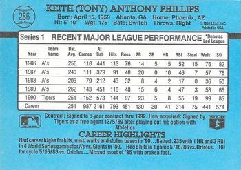 Tony Phillips  baseball card collectible - Main Image 2