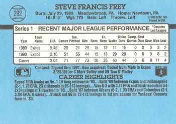 Steve Frey  baseball card collectible - Main Image 2