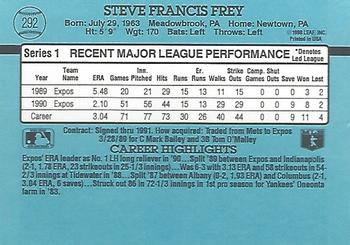 Steve Frey  baseball card collectible - Main Image 2