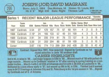 Joe Magrane  baseball card collectible - Main Image 2