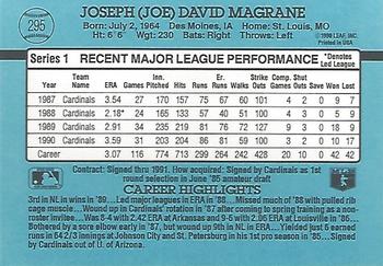 Joe Magrane  baseball card collectible - Main Image 2