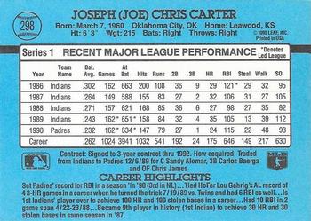 Joe Carter  baseball card collectible - Main Image 2