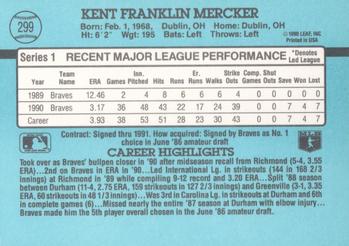 Kent Mercker  baseball card collectible - Main Image 2