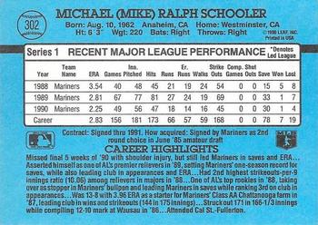 Mike Schooler  baseball card collectible - Main Image 2