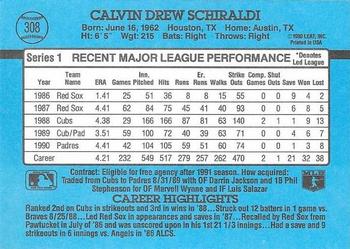 Calvin Schiraldi  baseball card collectible - Main Image 2