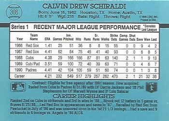Calvin Schiraldi  baseball card collectible - Main Image 2