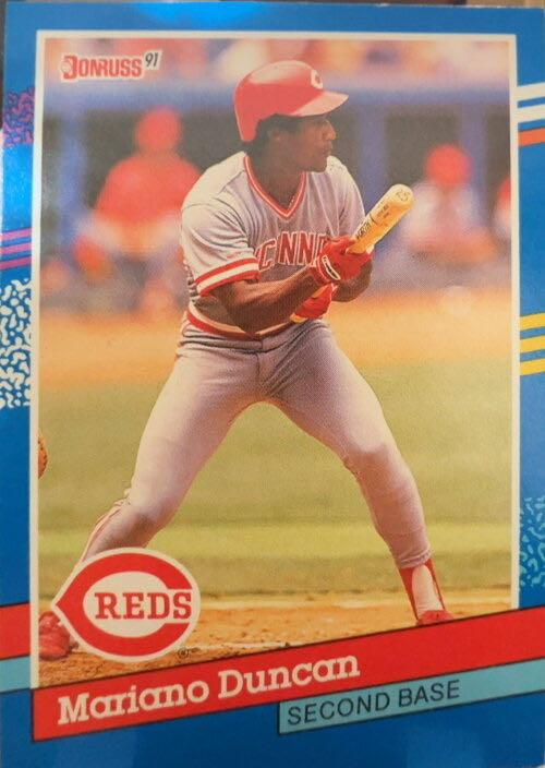 Mariano Duncan  baseball card collectible - Main Image 3