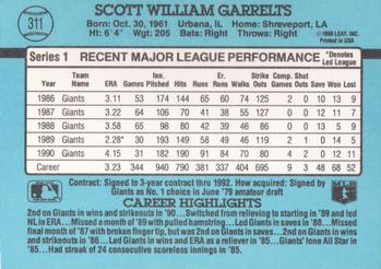 Scott Garrelts  baseball card collectible - Main Image 2