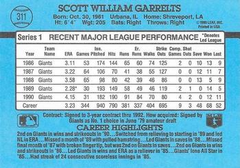 Scott Garrelts  baseball card collectible - Main Image 2
