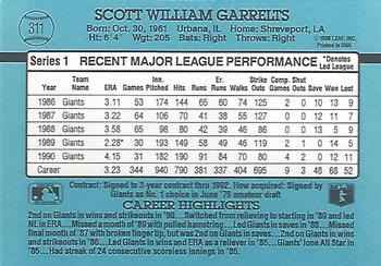 Scott Garrelts  baseball card collectible - Main Image 2