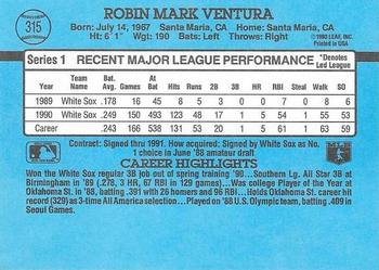 Robin Ventura  baseball card collectible - Main Image 2