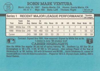 Robin Ventura  baseball card collectible - Main Image 2