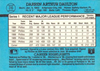 Darren Daulton  baseball card collectible - Main Image 2